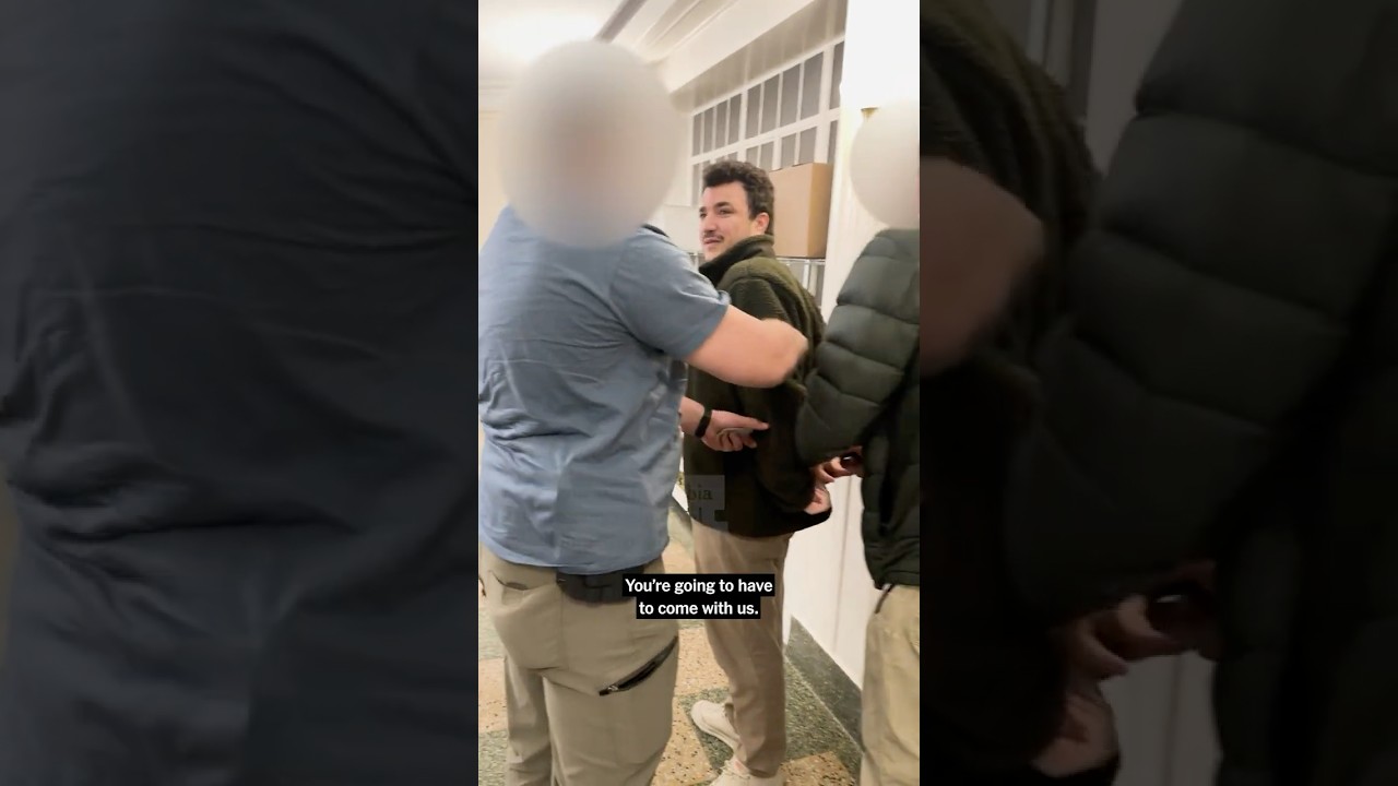 Watch Mahmoud Khalil&rsquo;s Arrest, as Witnessed by His Wife