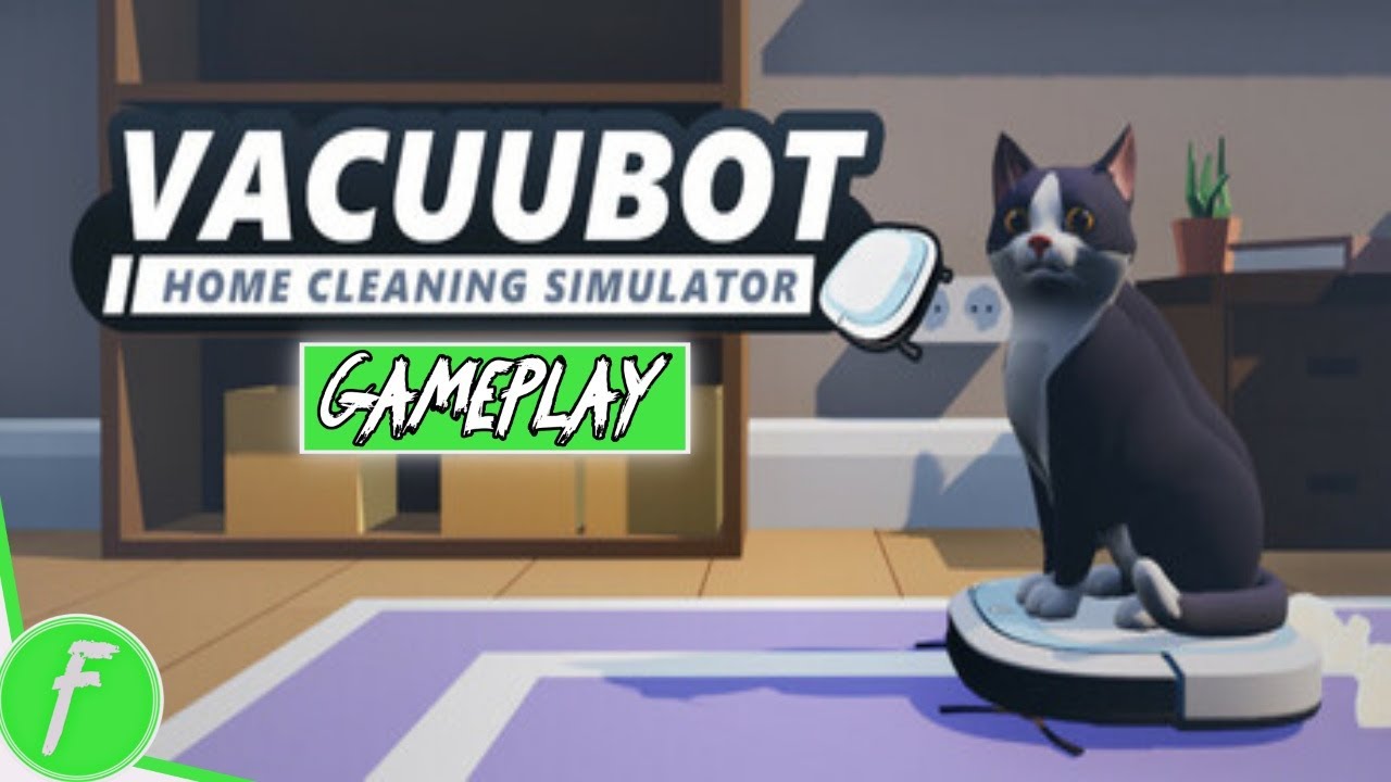 VacuuBot Home Cleaning Simulator Gameplay HD (PC) | NO COMMENTARY
