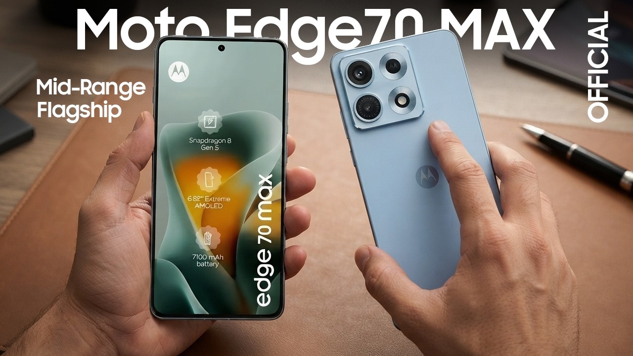 Motorola Moto Edge 70 MAX (Ultra): Official Teaser | First Look New Design & Key Specs Confirmed!