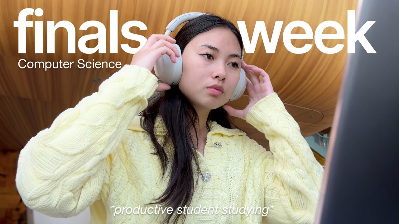 FINALS STUDY VLOG 🎧 50+ hours of lectures,  computer science @ UBC