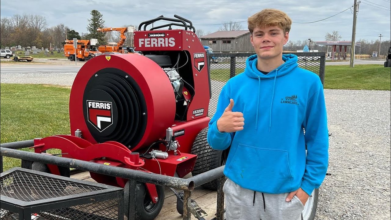 Driving 10 Hours To Buy A Brand New Ferris FB3000 Stand On Leaf Blower!