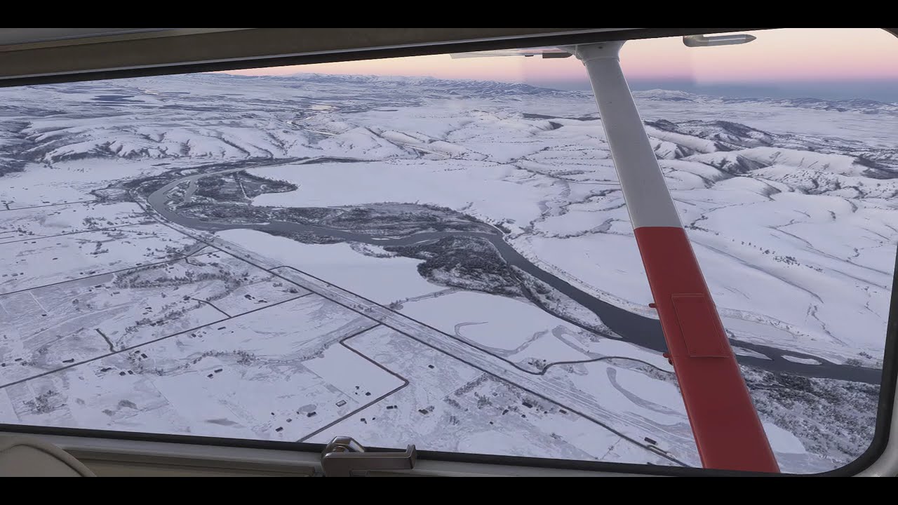 [4K ASMR] Flying Over the Montana Rockies | Cessna Window View: Bozeman to Kalispell