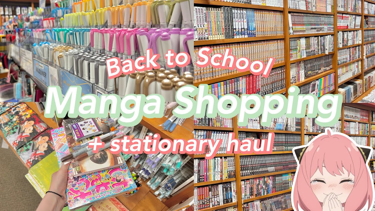 Back to School Manga & Stationary Shopping || Kinokuniya ft. Stationarypal