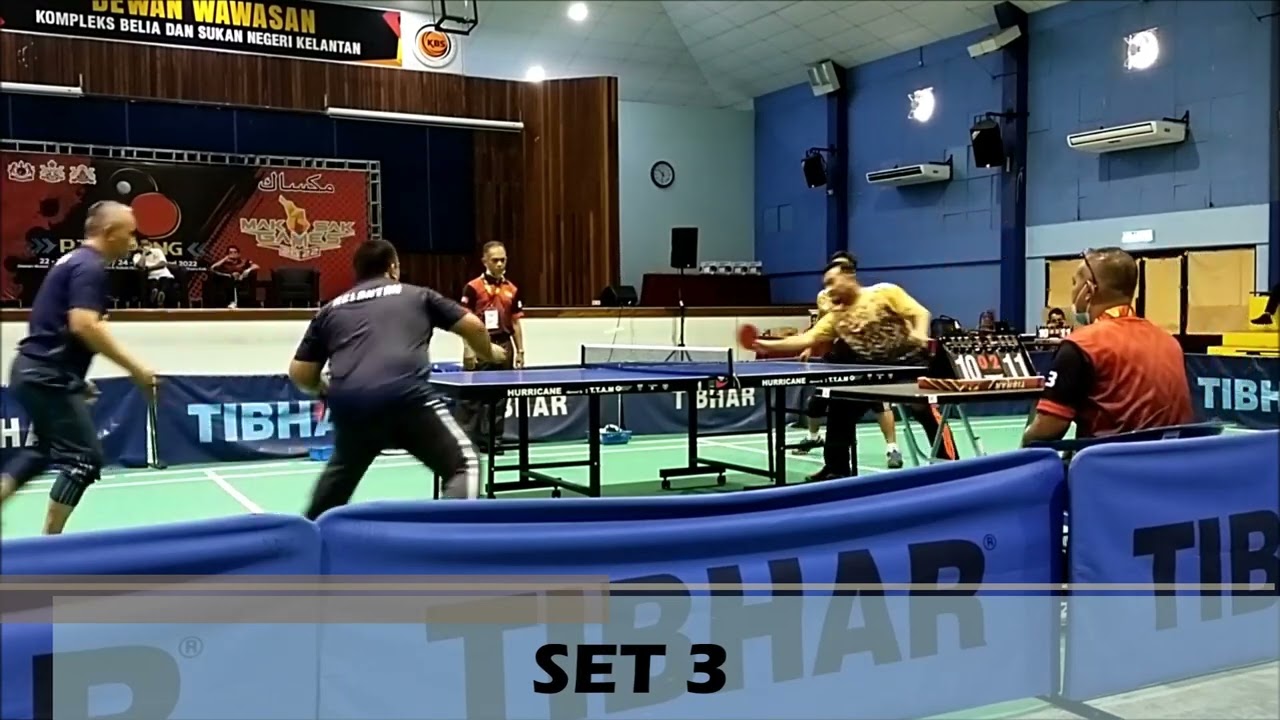 FINAL PING PONG MAKSAK MALAYSIA 2022 TERENGGANU vs KELANTAN