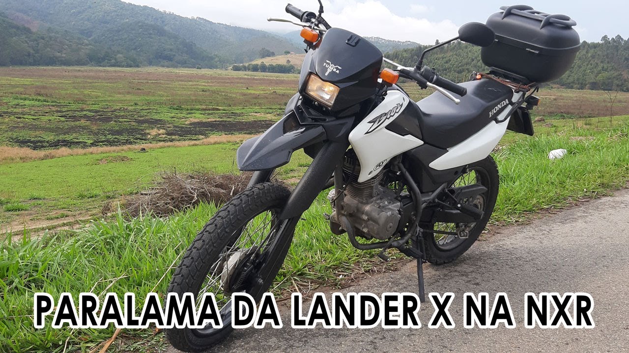 Adaptação do paralama da Lander X na NXR Bros