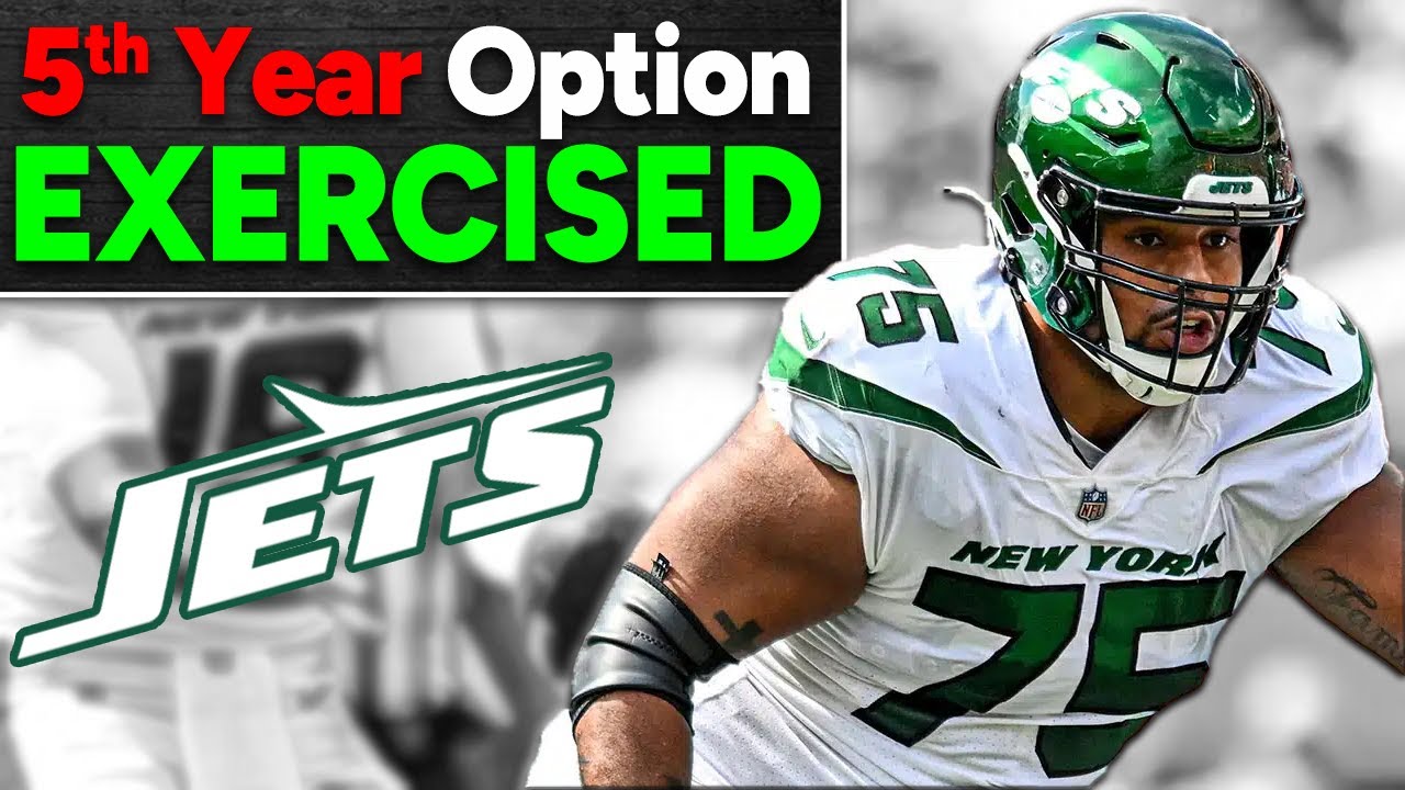 O-Line Getting LOCKED 🔒 IN - Jets Exercise AVT's 5th Year Option!