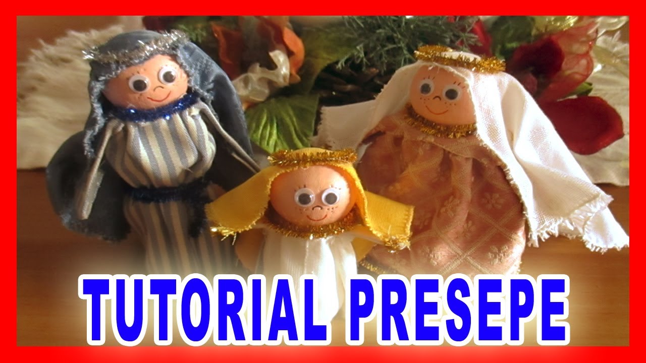 DIY NATALIZIO - PICCOLA NATIVITA' COSTRUITA CON I ROTOLI DI CARTA - Tutorial facile facile