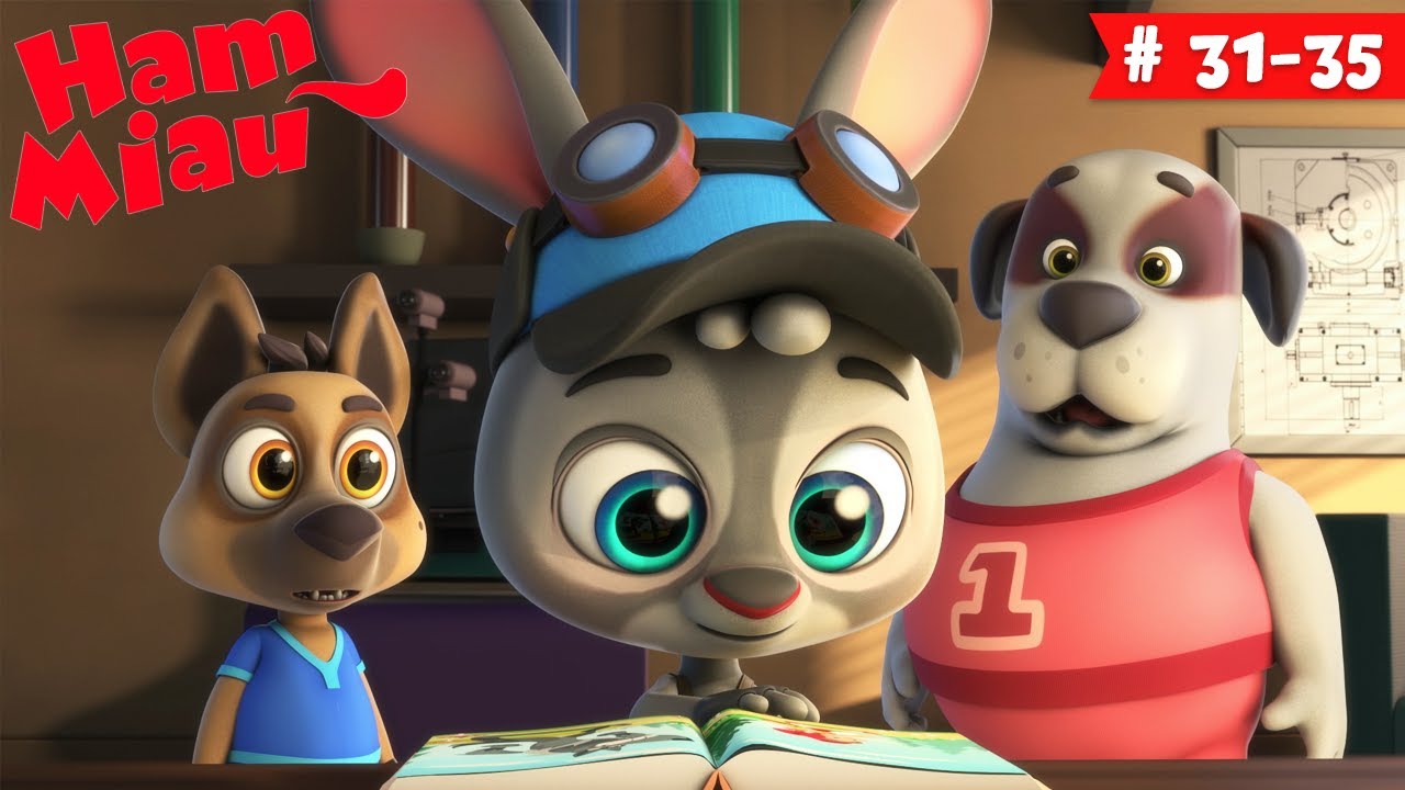 Ham Miau 🐶 ep. 31-35 🐱 Desene animate în română - HeyKids