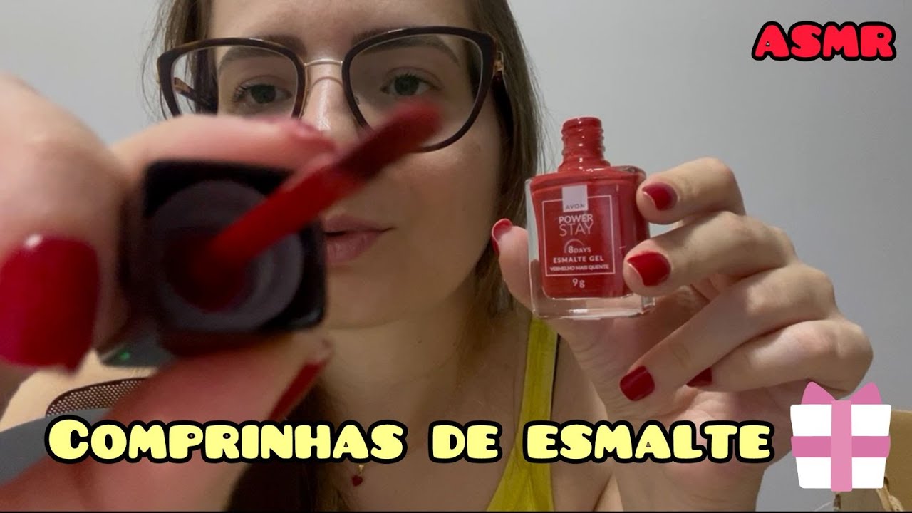ASMR COMPRINHAS DE ESMALTES PARA O SALÃO 