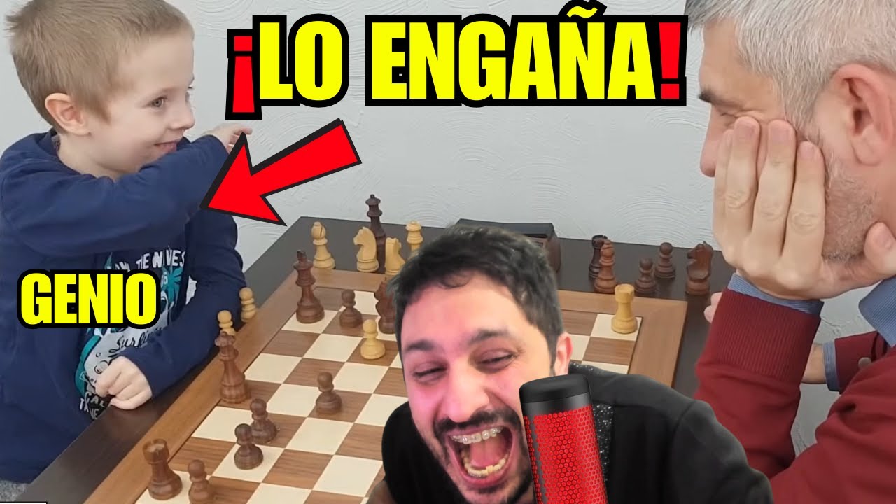 ESTE NIÑO AJEDRECISTA SE HACE VIRAL POR SU FORMA DE ENGAÑAR