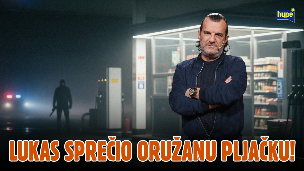 Aca Lukas Sprečio Oružanu Pljačku Na Pumpi Kod Novog Sada! Lukas Spasio Radnika Na Pumpi!