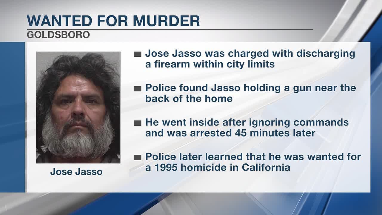 2PM: Man wanted for murder in California arrested in Goldsboro