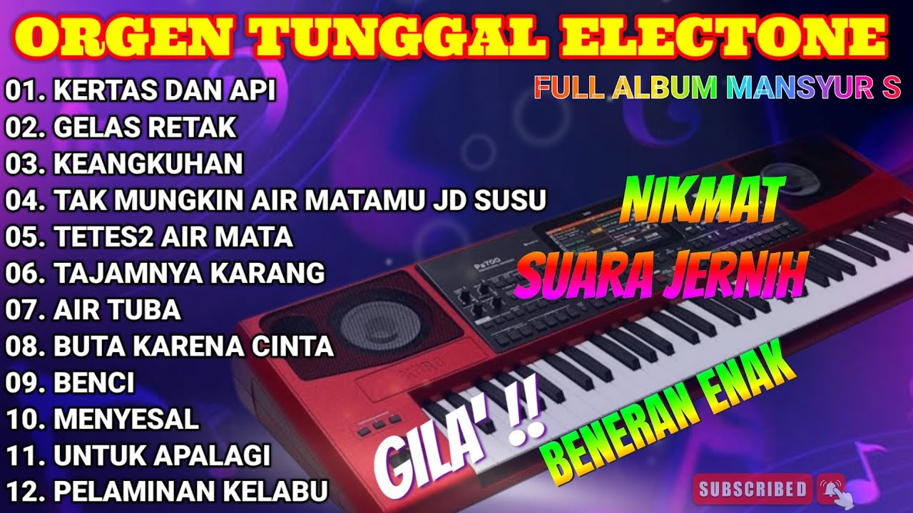 LAGU LAWAS FULL ALBUM  MANSYUR S JADUL TAPI TETAP ENAK DIDENGAR