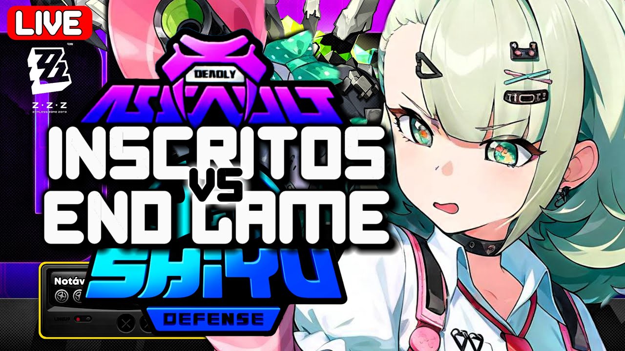 LIVE ESPECIAL DE ANÁLISES DE CONTAS DE INSCRITOS VS END GAME! | Zenless Zone Zero