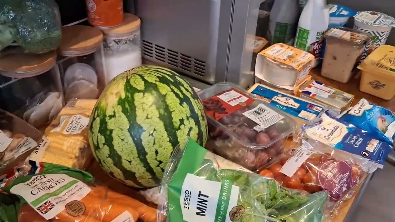 Tesco Grocery Haul £117 & Meal Plan- Family of 5 & Childminder