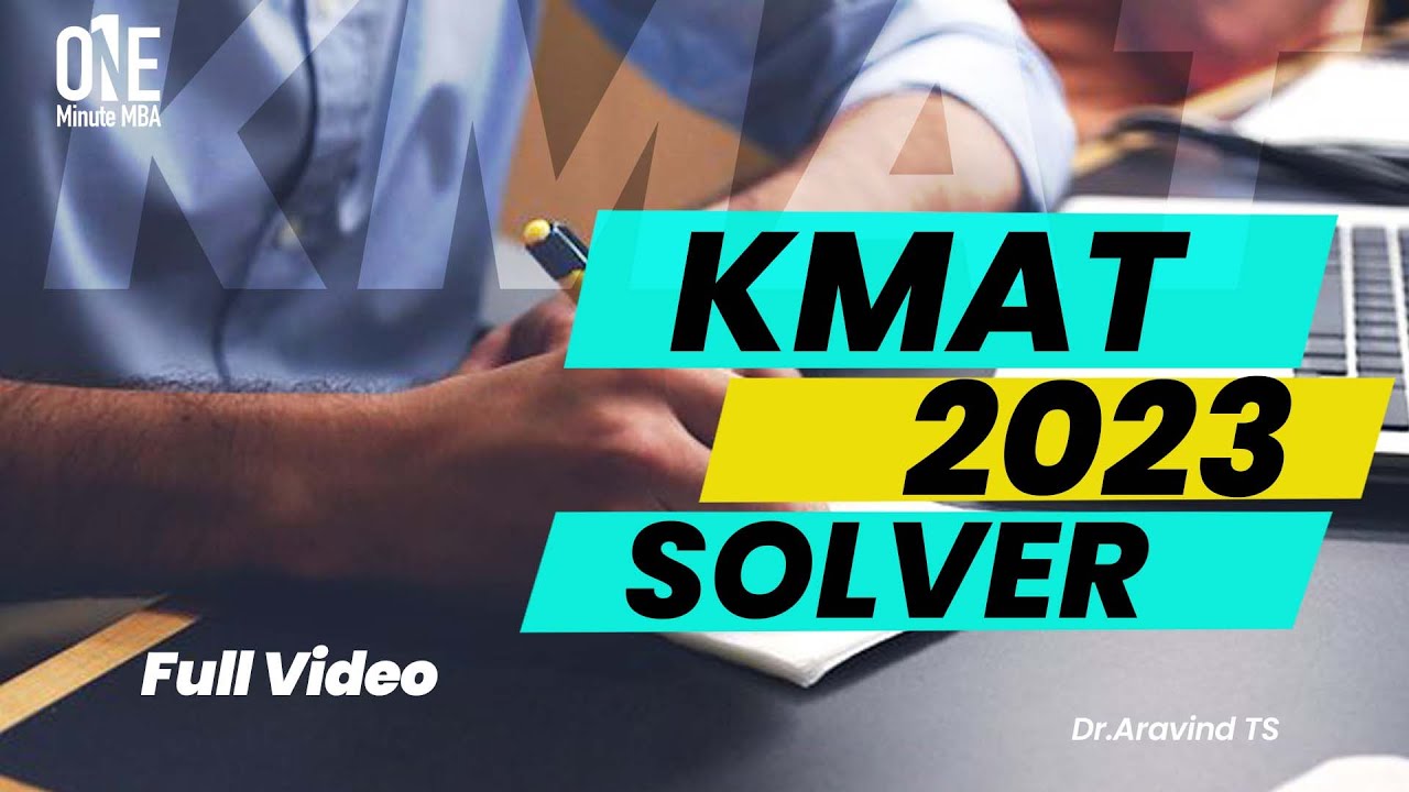 KMAT Kerala 2023 | Question & Answer I Dr.Aravind.T.S