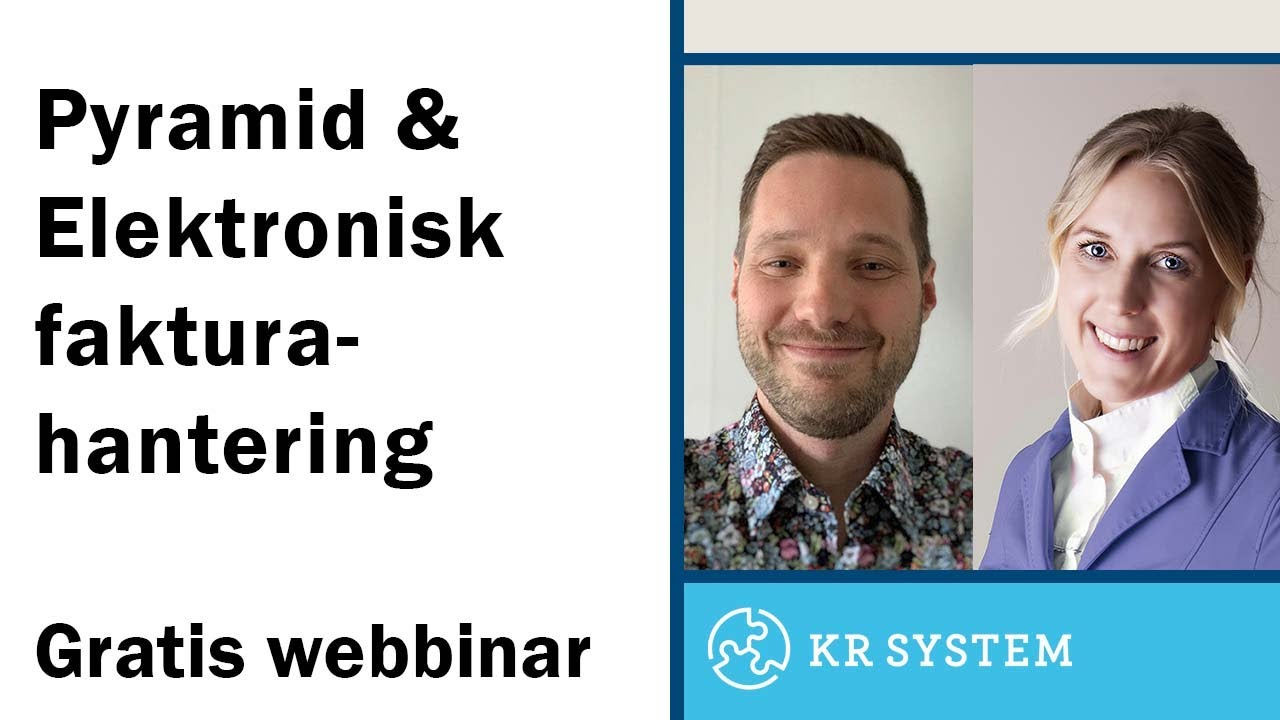 KR System webbinar Elektronisk fakturahantering