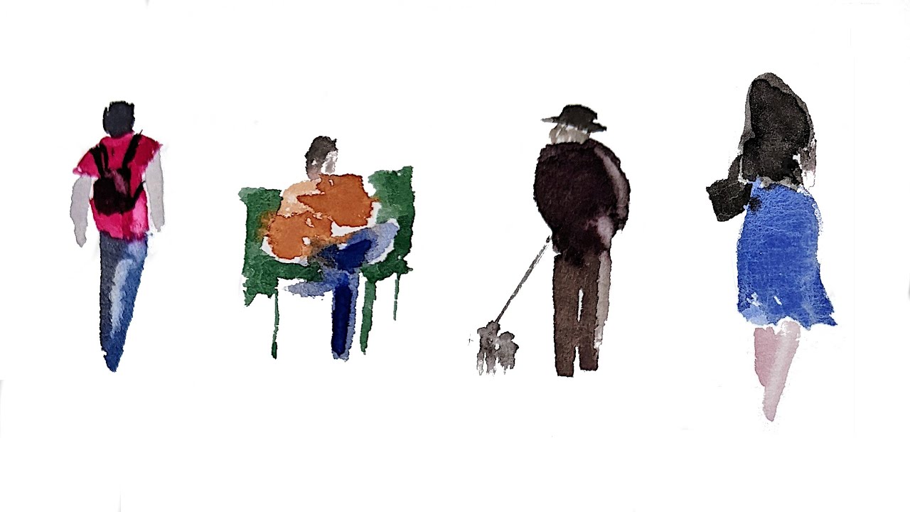Personnages détaillés à l'aquarelle - Les tutos de Thibault #9
