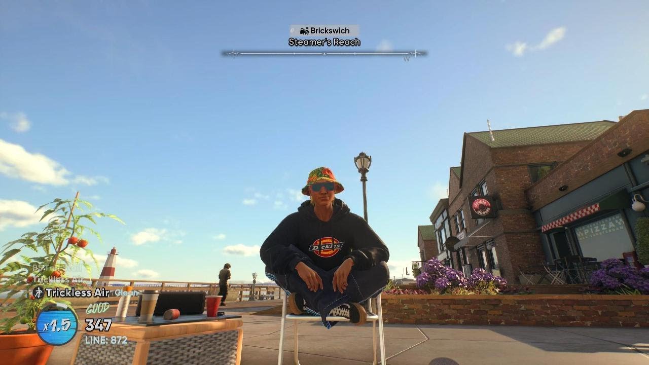 skate. | take a seat
