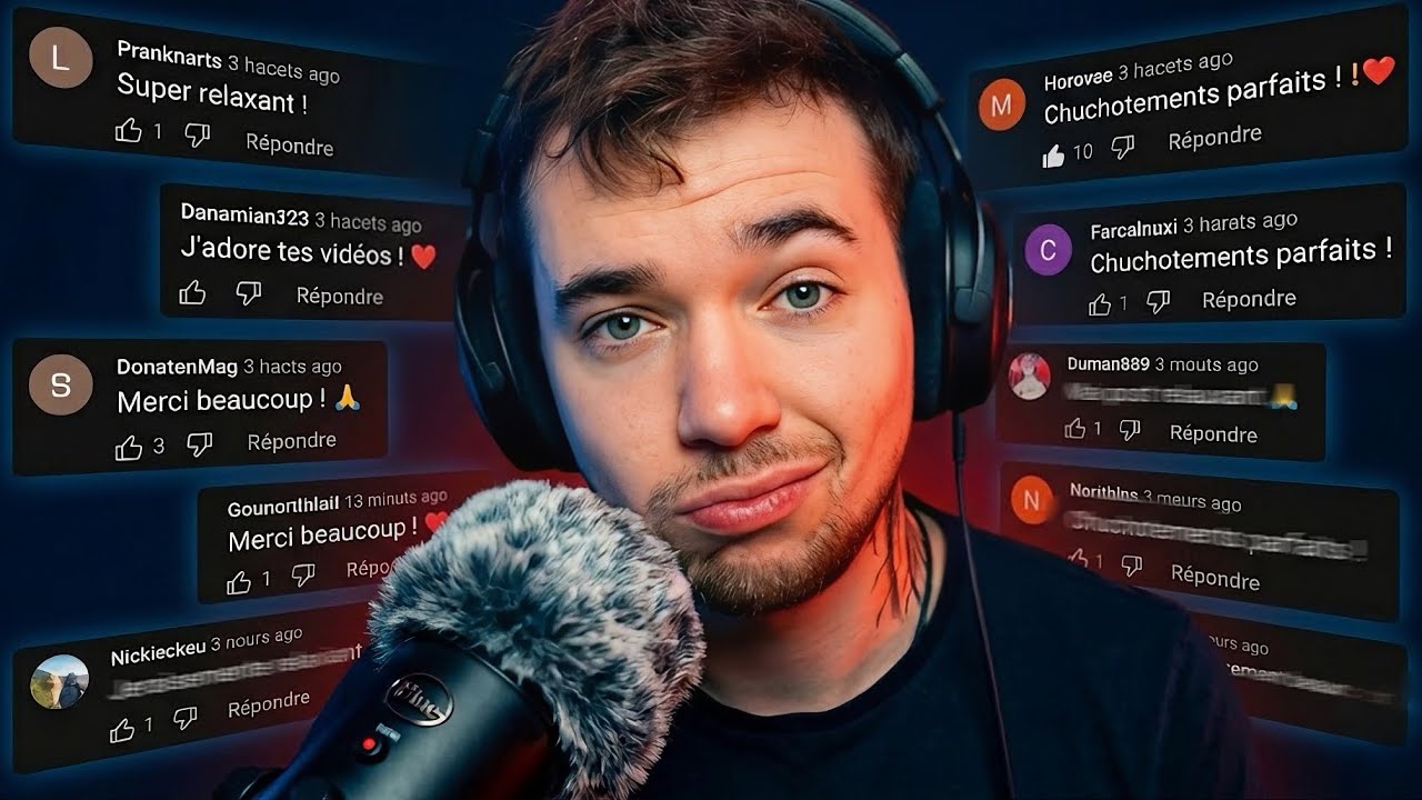 #ASMR Je lis VOS commentaires pour vous endormir