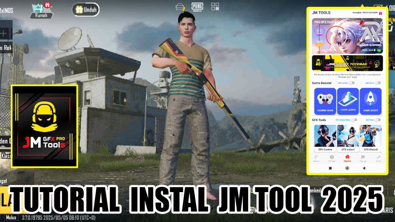 CARA INSTAL JM TOOLS 2025 #jmtools #pubgmobile #pocox6pro5g