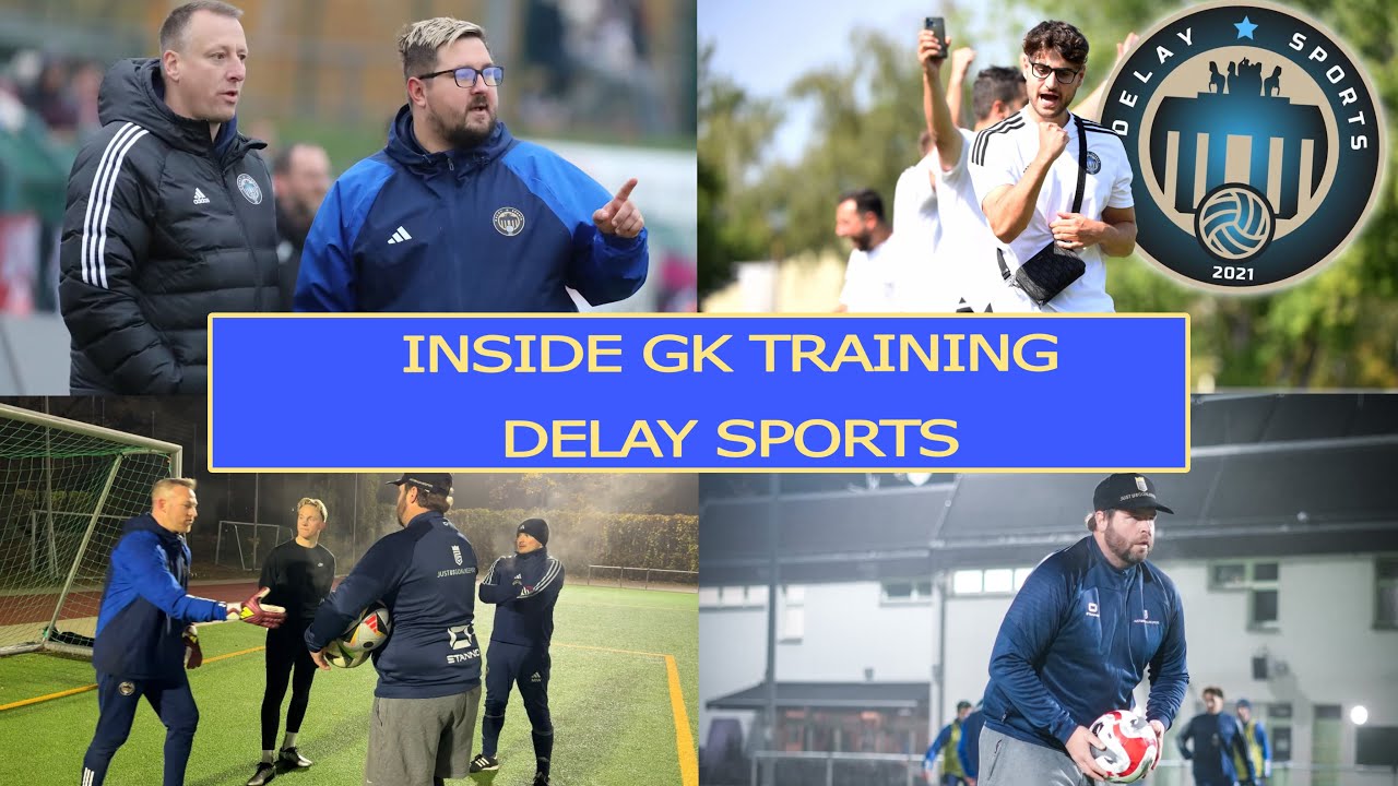 INSIDE Training Delay Sports🧤🔥. We take over the goalkeeper training.