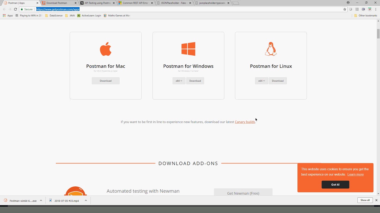 Manual and Automation API Testing using Postman, unirest and Cucumber