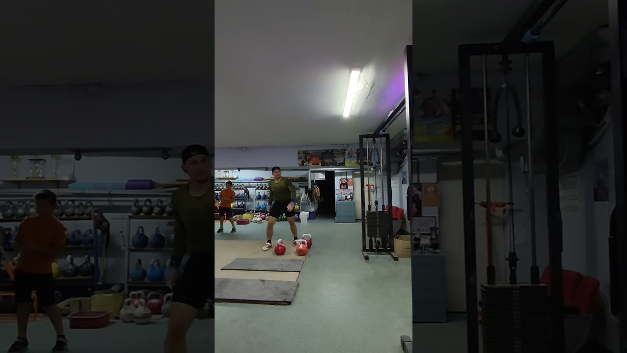 Тренування ривок 34 кг+32кг+30кг