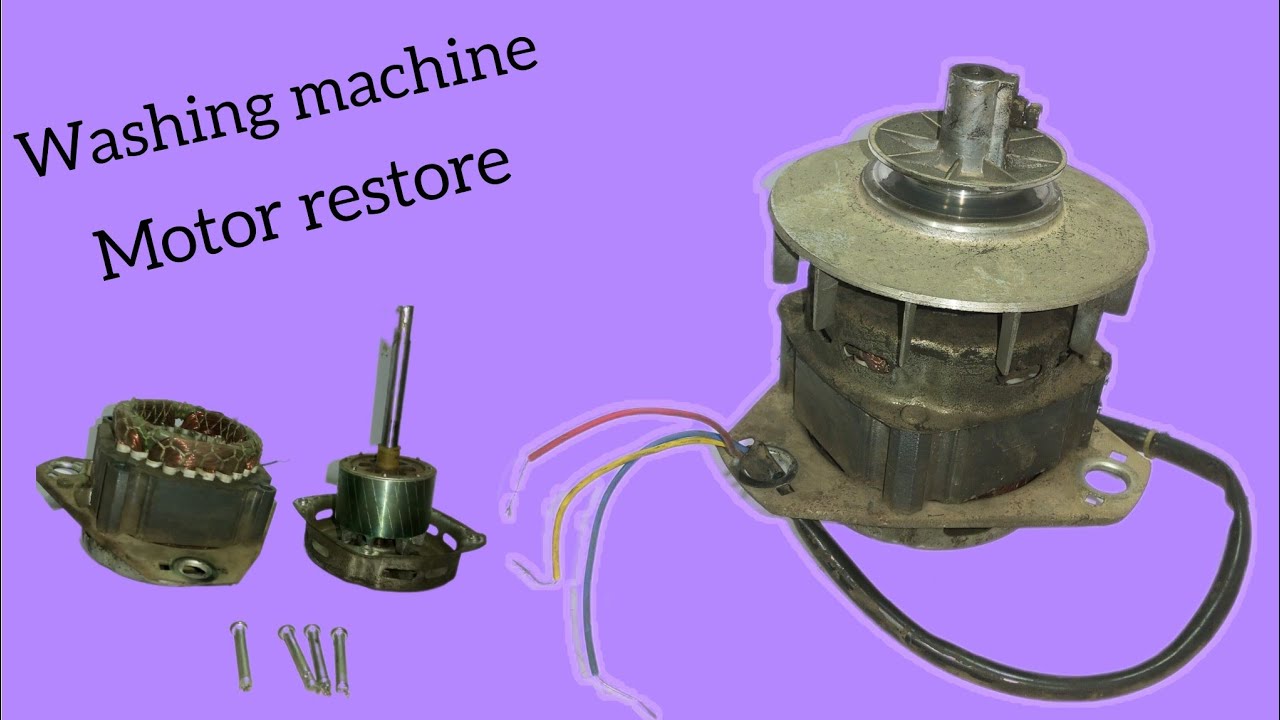 Hair washing machine Motor Repair || motor bush repair