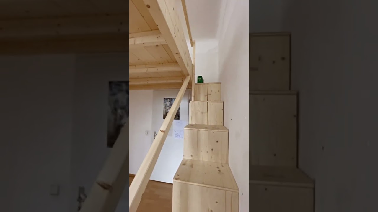 DIY - Loft Bed & StairShelves  Specialist - #loftbed #hochbett