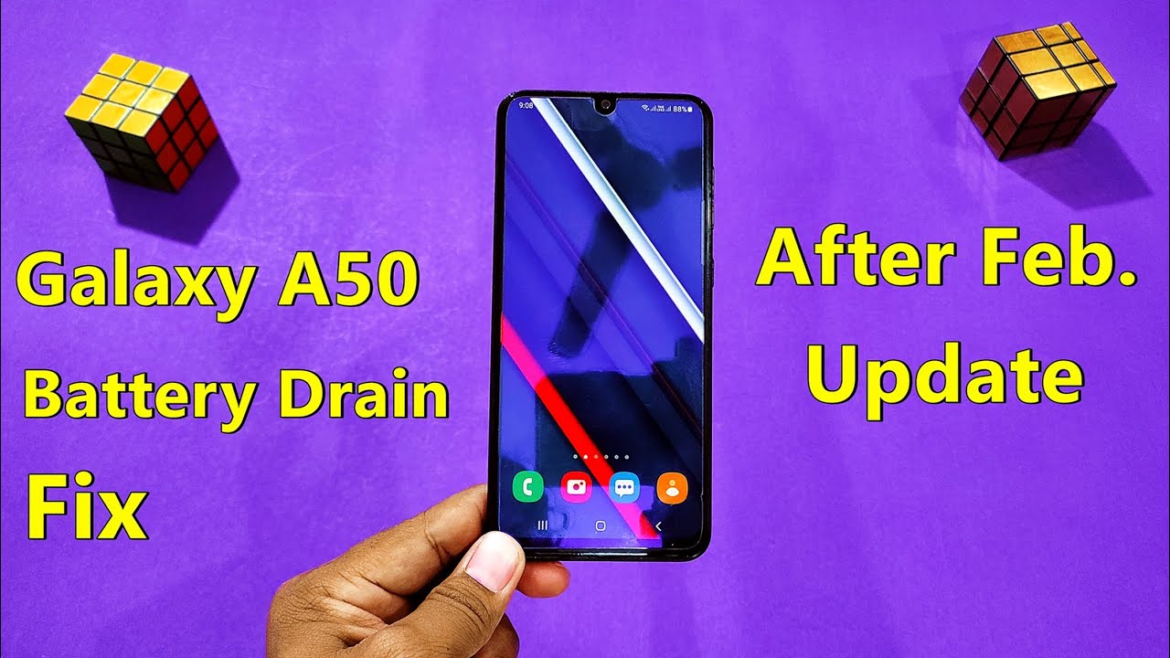 Samsung Galaxy A50 Battery Drain Issue Fix After Feb Update