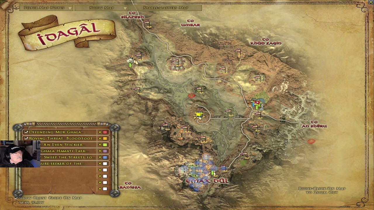 LOTRO - Lord of the Rings Online - Flackadder and Glyph....continue in Harad.