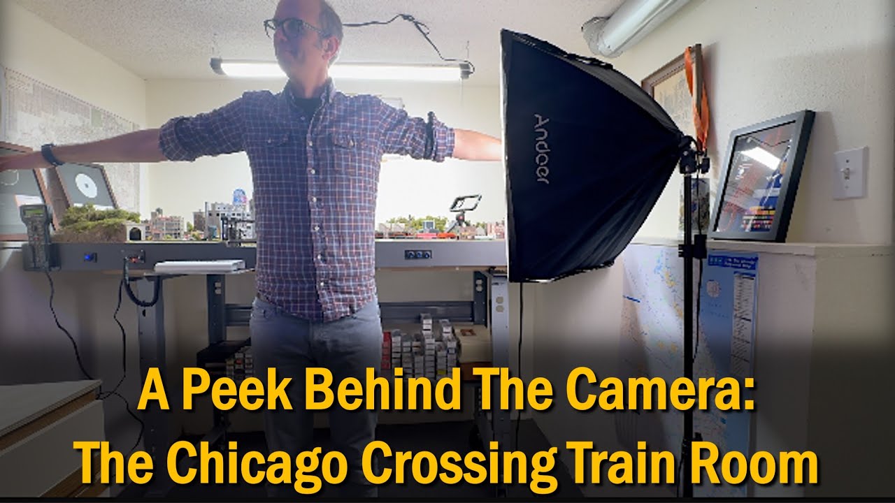 Экскурсия по железнодорожной комнате | Модель железной дороги Chicago Crossing