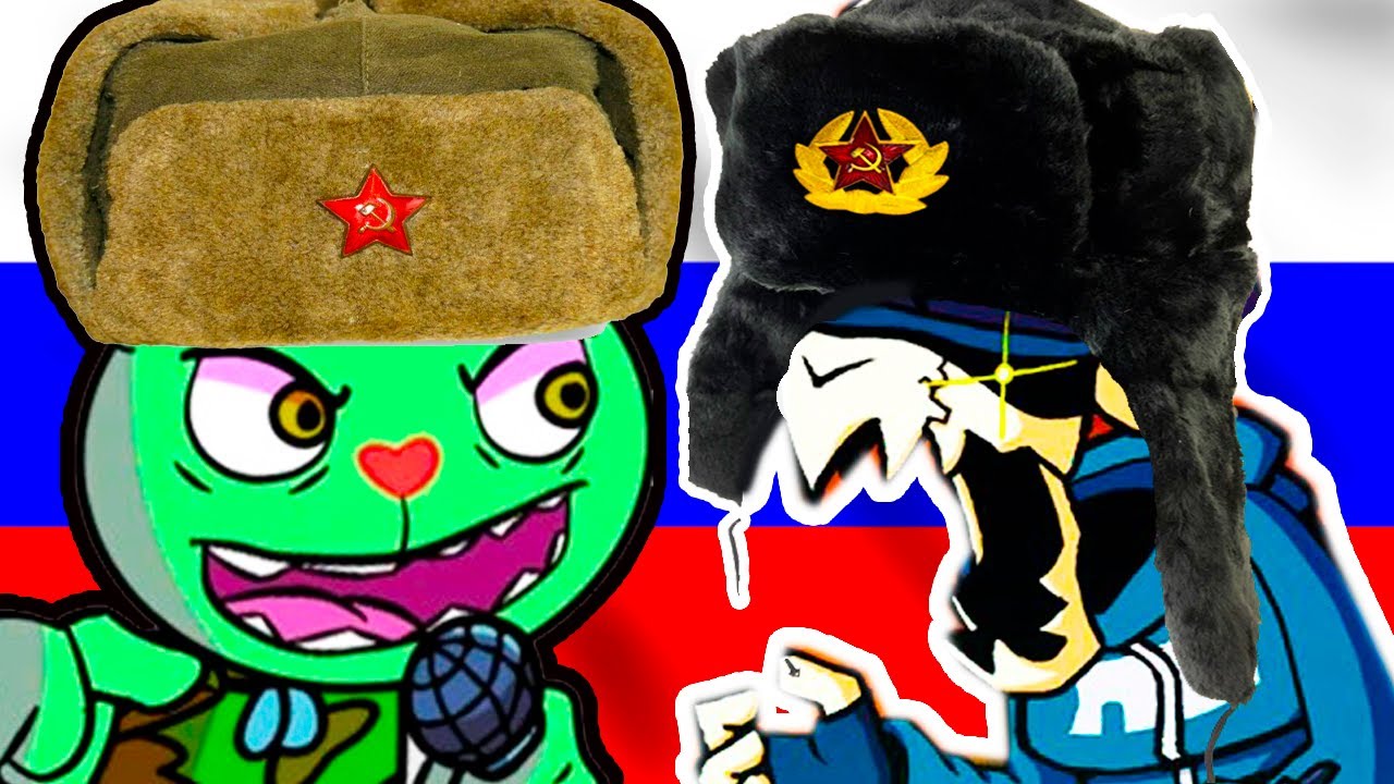 ФЛИППИ И ТАБИ ПОЮТ НА РУССКОМ ! - FRIDAY NIGHT FUNKIN VS Flippy Mod [Tabi Mod]