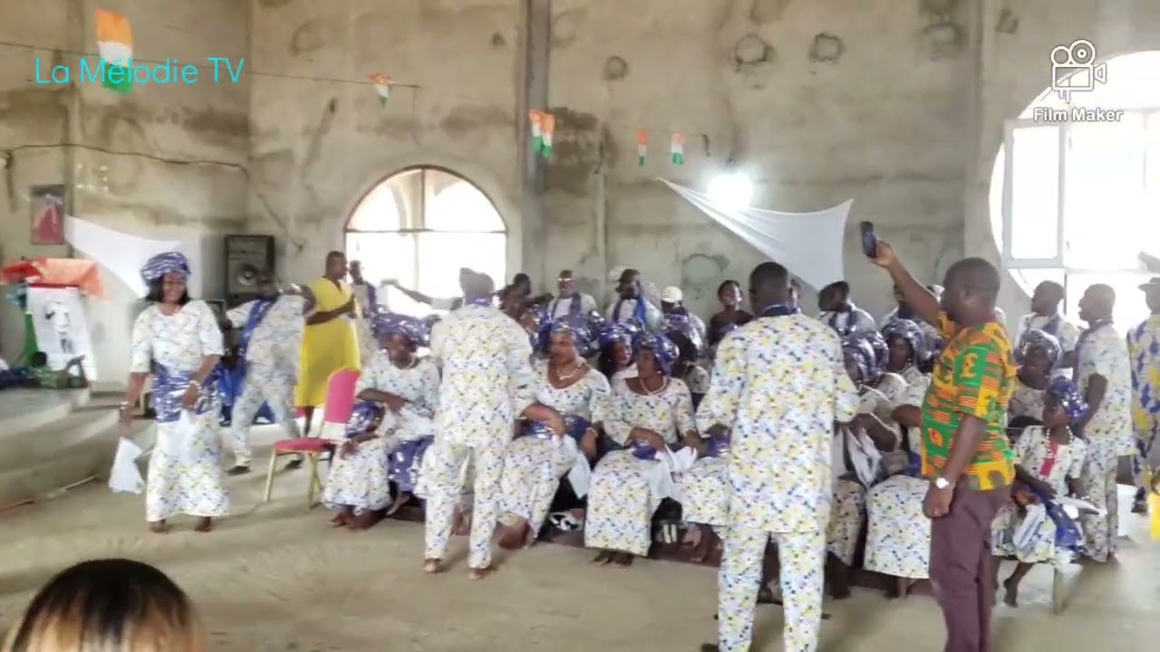 Chorale Mélodie exécution d'un SELU Adioukrou