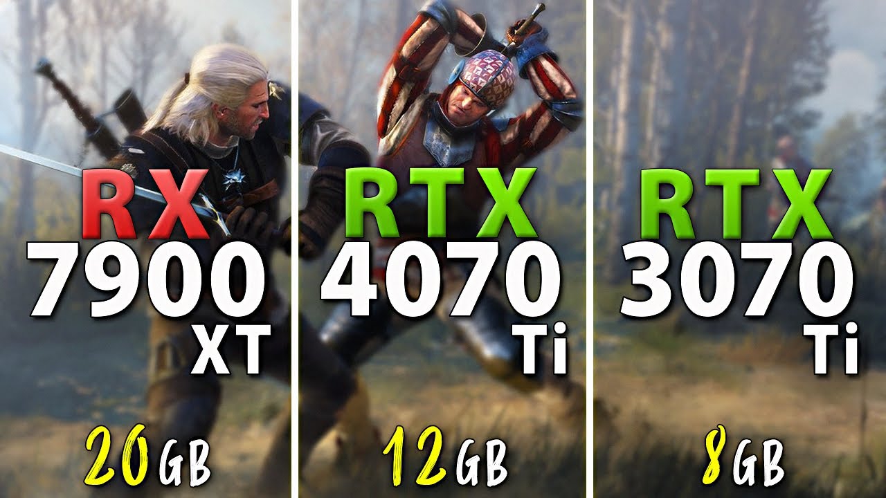 RTX 4070 Ti vs RX 7900 XT vs RTX 3070 Ti // Test in 10 Games | Rasterization, 4K