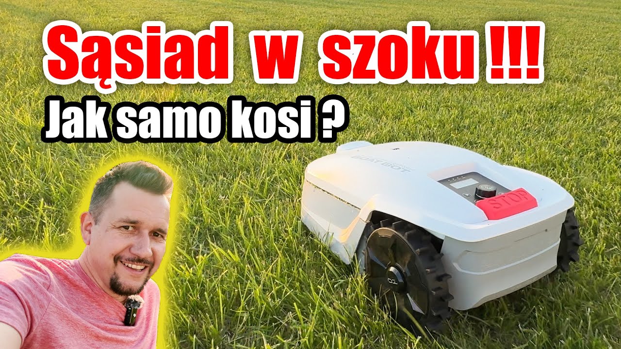 ROBOT KOSIARKA z GPS i RTK za 5100zł ??? - GOAT BOT UNICUT H1