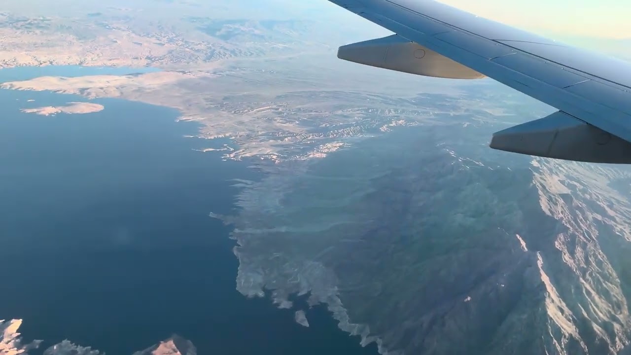 final minutes of flight into Las Vegas 