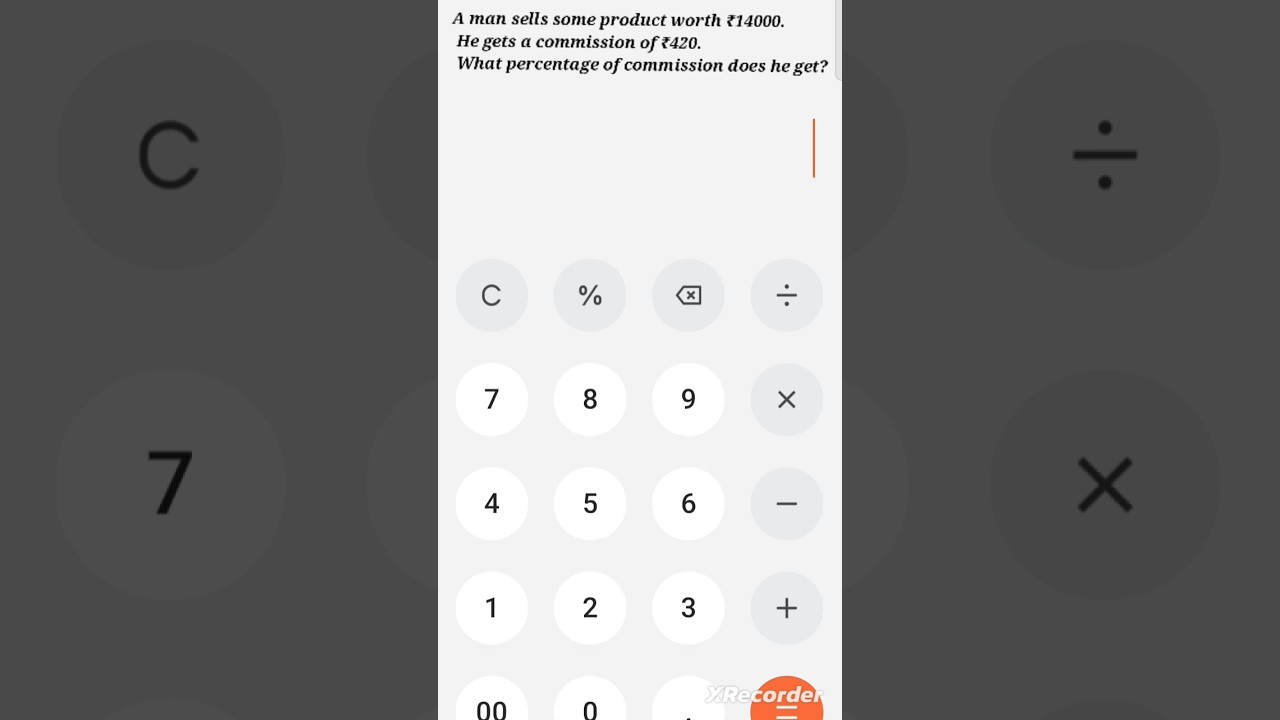 How to Calculate Commission Percentage? | Apna Commission Percentage kaise nikale? #shorts #maths