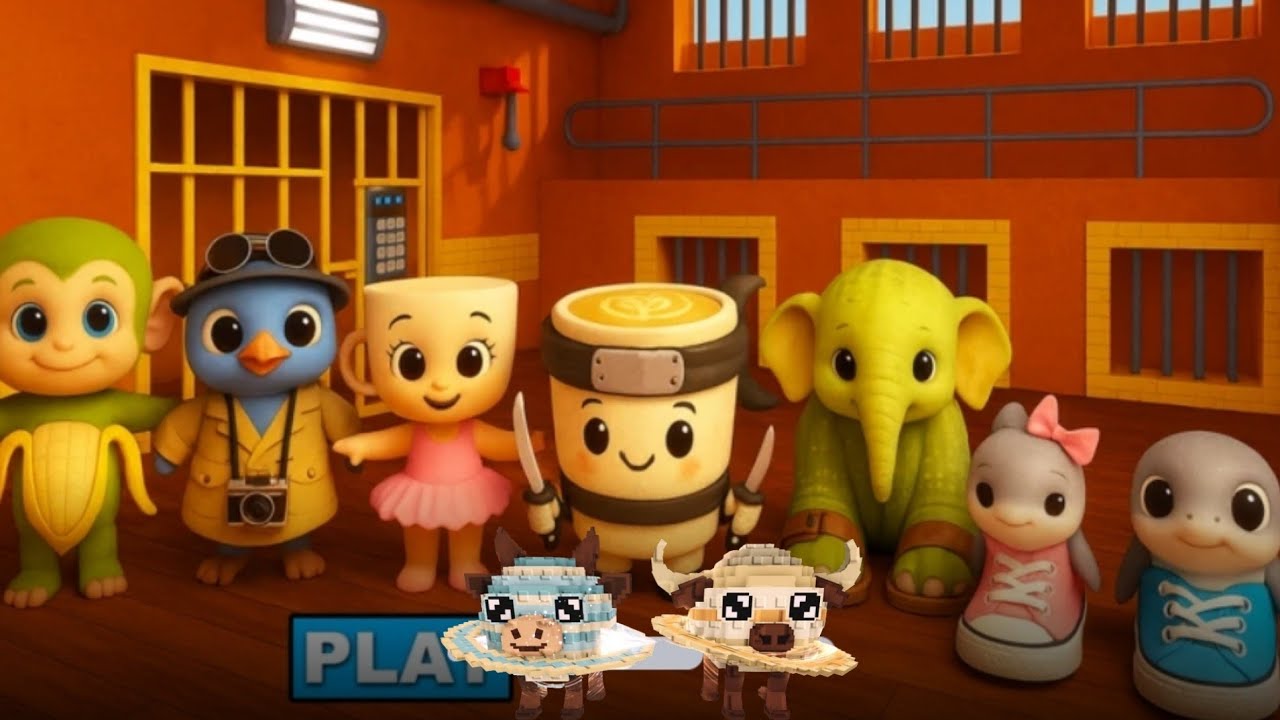 BABY BRAINROT FAMILI prison run escape obby roblox gamepley 4