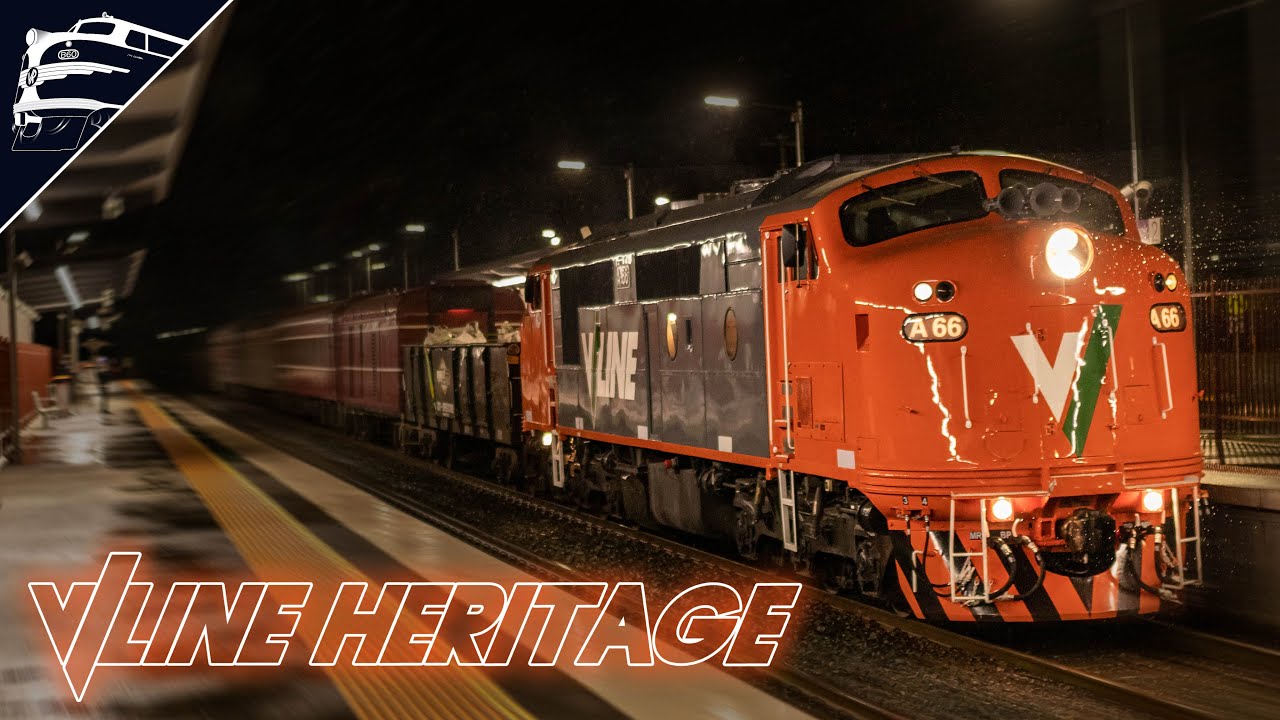 A66's first SOLO trip in V/Line Orange and Grey | The Riverlander to Tocumwal