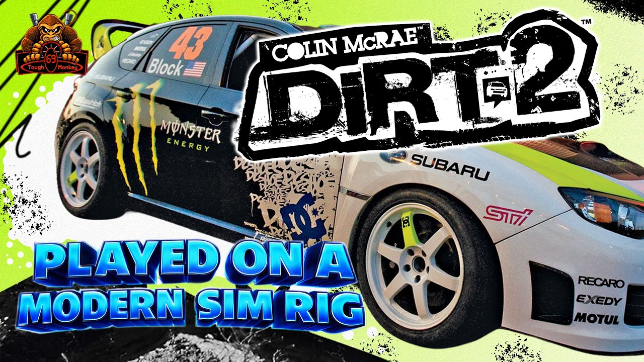 Colin McRae DiRT 2 &mdash; прохождение классической ретро-гонки на современном сим-ринге с видом от пер...