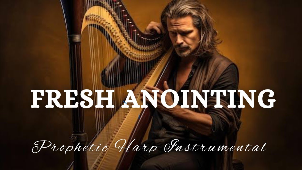 Prophetic Warfare Harp Instrumental/FRESH ANOINTING/Background Prayer Music 