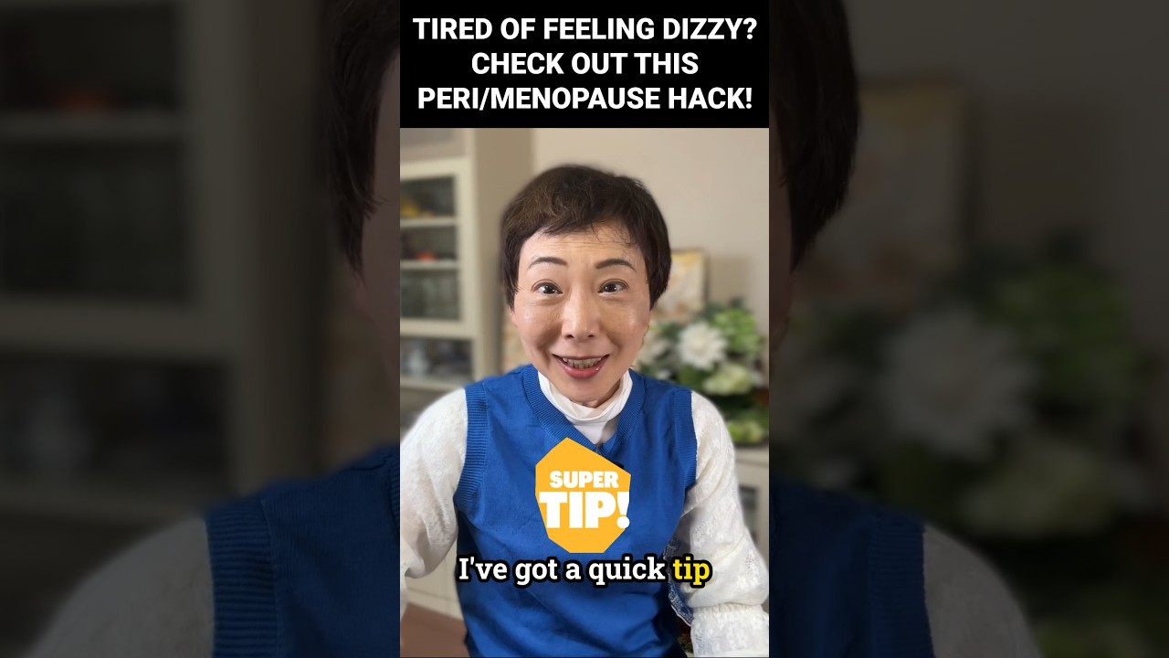 Tired of Feeling Dizzy? 😵 Check Out This Peri/menopause Hack!&nbsp;#shorts