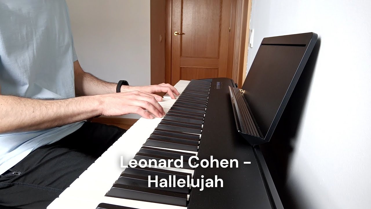 Leonard Cohen - Hallelujah (Piano, Musihacks)