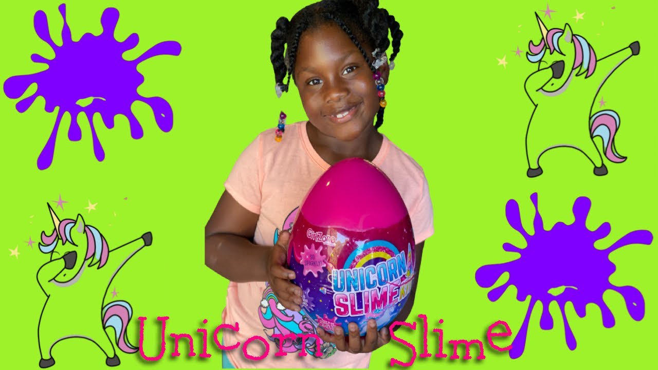 EASY DIY MAKING UNICORN SLIME 🦄 | GirlZone Unicorn Slime Kit | LoganTube Kids Channel