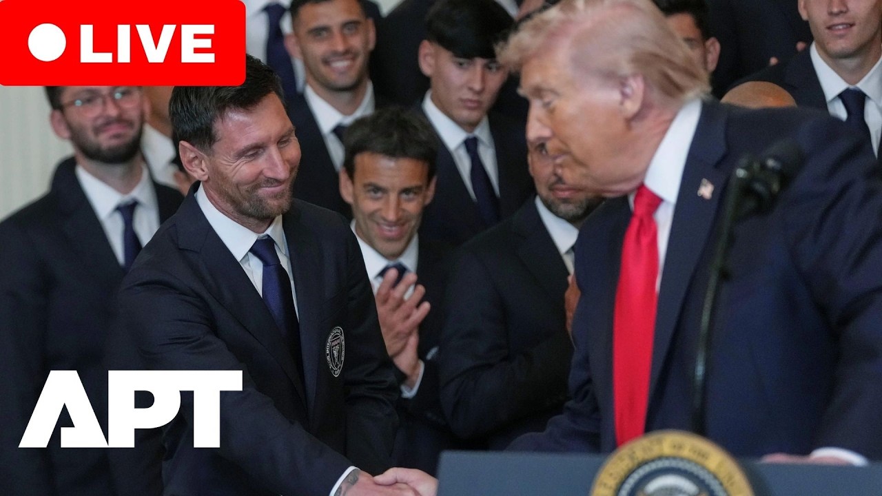 LIVE | Trump: &lsquo;Welcome To The White House, Lionel Messi&rsquo; In Historic First For US President | APT
