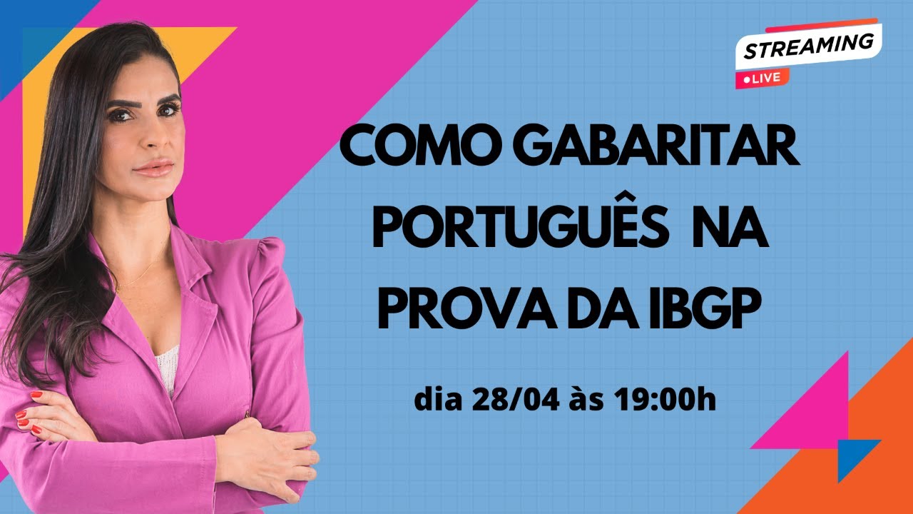Aula gratuita de Português para banca IBGP