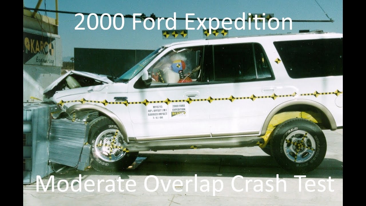1997-2002 Ford Expedition / Lincoln Navigator NHTSA Moderate Overlap Crash Test (30 Mph)