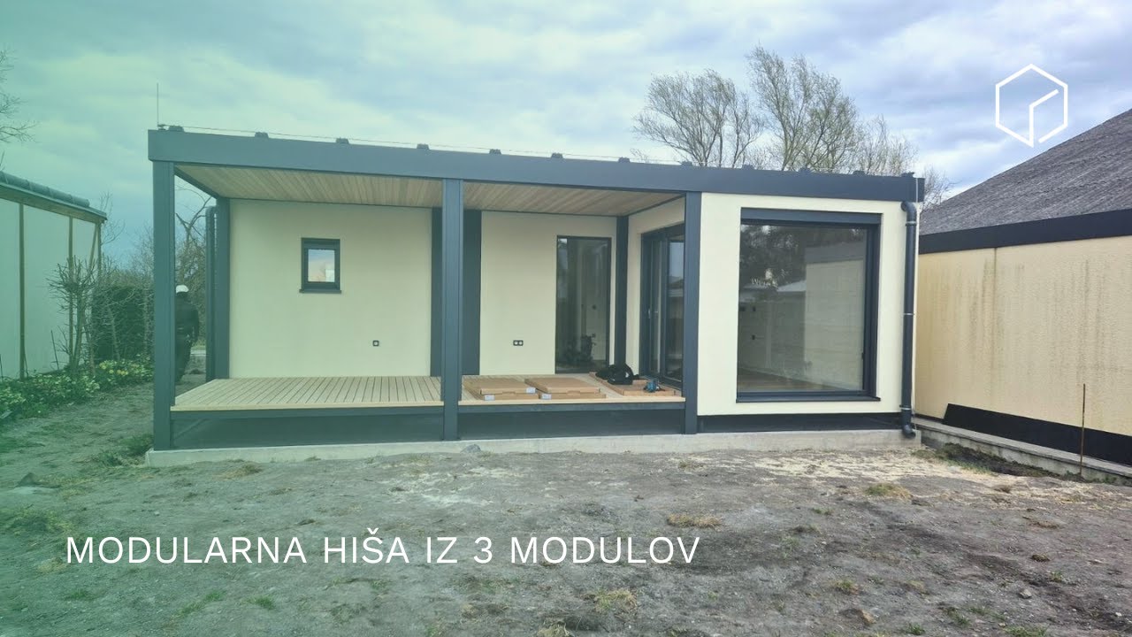 Hiša postavljena v 3-4 dneh, nato praktično vseljiva.